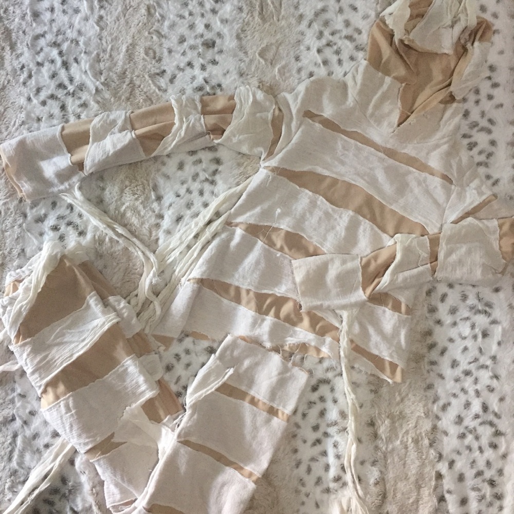 •2 Piece Kids Mummy Halloween Costume Set•